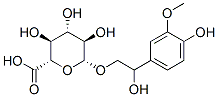 (2S,3S,4S,5R,6R)-3,4,5-trihydroxy-6-[2-hydroxy-2-(4-hydroxy-3-methoxy-phenyl)ethoxy]oxane-2-carboxylic acid 结构式