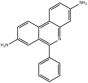 3,8-二氨基-6-苯基菲啶 结构式