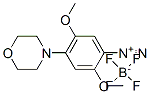 2,5-二甲氧基-4-(吗啉-4-基)偶氮苯四氟硼酸盐 结构式