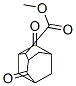 4,8-Dioxo-2-adamantanecarboxylic acid methyl ester 结构式
