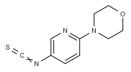 6-吗啉-3-吡啶异硫氰酸酯 结构式