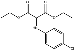 DIETHYL 2-(4-CHLOROANILINO)MALONATE 结构式