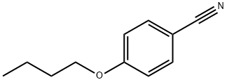 4-N-丁氧基苯甲腈 结构式
