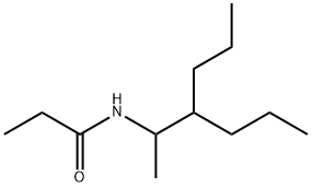 N-(1-Methyl-2-propylpentyl)propionamide 结构式