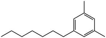 DIMETHYLHEPTYLBENZENE 结构式