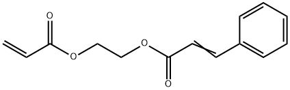 2-肉桂酰氧基乙基丙烯酸酯 结构式