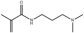 N-(3-二甲氨基丙基)甲基丙烯酰胺 结构式