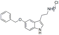 5-苄氧基色胺盐酸盐 结构式