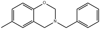 3-Benzyl-3,4-dihydro-6-methyl-2H-1,3-benzoxazine 结构式