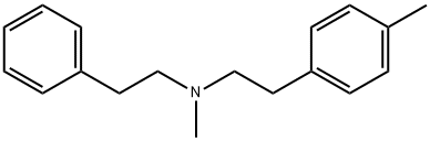 N,4-Dimethyl-N-(2-phenylethyl)benzeneethanamine 结构式