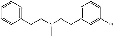 3-Chloro-N-methyl-N-(2-phenylethyl)benzeneethanamine 结构式