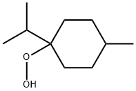 1-isopropyl-4-methylcyclohexyl hydroperoxide 结构式