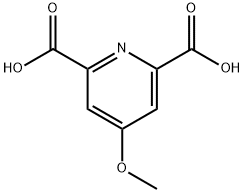 4-甲氧基吡啶-2,6-二甲酸 结构式