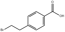 4-(2-溴乙基)苯甲酸 结构式