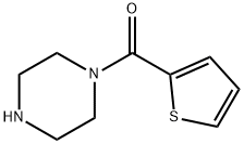 1-(2-噻吩基羰基)哌嗪 CF3COOH 结构式