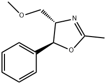 (4S,5S)-(-)-4-甲氧基甲基-2-甲基-5-苯基-2-唑啉 结构式