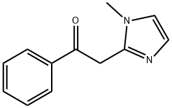 2-(1-甲基-1H-咪唑-2-基)-1-苯基乙烷-1-酮 结构式