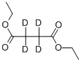 丁二酸二乙酯-2,2,3,3-D4 结构式