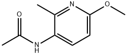 N-(6-Methoxy-2-Methyl-[3]pyridyl)-acetaMide 结构式