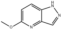 5-甲氧基-4-氮杂吲唑 结构式