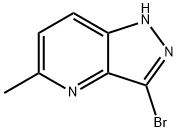 3-溴-5-甲基-4-氮杂吲唑 结构式