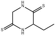 2,5-Piperazinedithione,3-ethyl-(9CI) 结构式