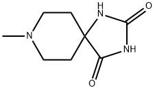 8-triazaspiro(4.5)decane-2,4-dione,8-methyl-3 结构式