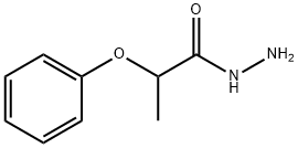 2-苯氧基丙酰肼 结构式