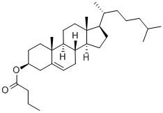 胆固醇丁酸酯 结构式