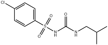 1-(p-Chlorophenylsulfonyl)-3-isobutylurea 结构式