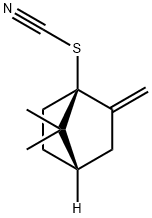 Thiocyanic acid, (1S,4S)-7,7-dimethyl-2-methylenebicyclo[2.2.1]hept-1-yl ester (9CI) 结构式