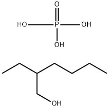Phosphoric acid, 2-ethylhexyl ester, zinc salt 结构式