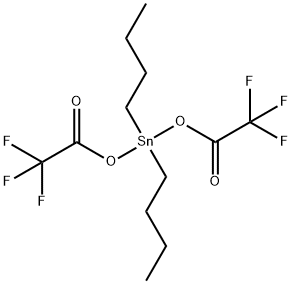 dibutyltin, 2,2,2-trifluoroacetic acid 结构式