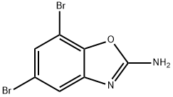 5,7-Dibromo-2-benzoxazolamine 结构式