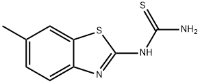 Thiourea, (6-methyl-2-benzothiazolyl)- (9CI) 结构式