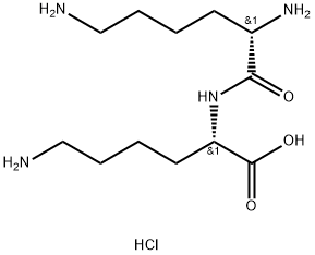 L-赖氨酰-L-赖氨酸二盐酸盐 结构式