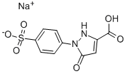 5-氧代-1-(4-磺酸基苯基)-4H-吡唑-3-甲酸单钠盐 结构式