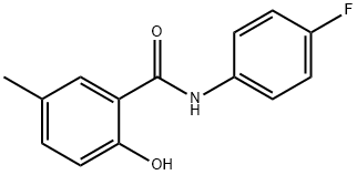 Benzamide, N-(4-fluorophenyl)-2-hydroxy-5-methyl- (9CI) 结构式
