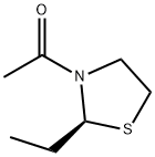 Thiazolidine, 3-acetyl-2-ethyl-, (2S)- (9CI) 结构式