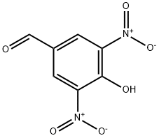4-羟基-3,5-二硝基苯甲醛 结构式