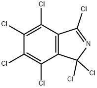 1,3,3,4,5,6,7-Heptachloro-3H-isoindole 结构式