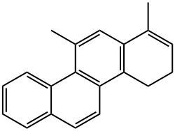 3,4-Dihydro-1,11-dimethylchrysene 结构式