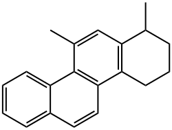 1,11-Dimethyl-1,2,3,4-tetrahydrochrysene 结构式