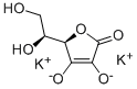 L-抗坏血酸-2-硫酸二钾 结构式
