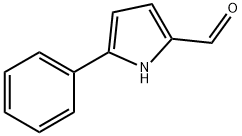 5-苯基-1H-吡咯-2-甲醛 结构式