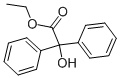 1,1-二苯基-1-羟基乙酸乙酯 结构式