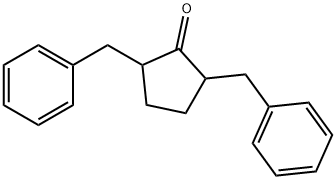 2,5-二苄基环戊酮 结构式
