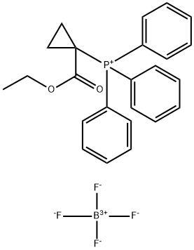 (1-乙氧基羰基环丙基)三苯基磷四氟硼酸盐 结构式
