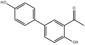 3-Acetyl-4,4'-biphenyldiol 结构式