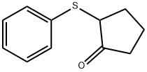 2-(Phenylthio)cyclopentanone 结构式